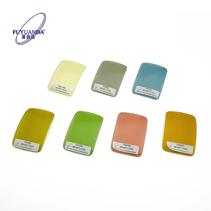 Custom Uv 400 Sunglasses Lens ISO certification Colorful Mirror Coating Tac Polarized Lens