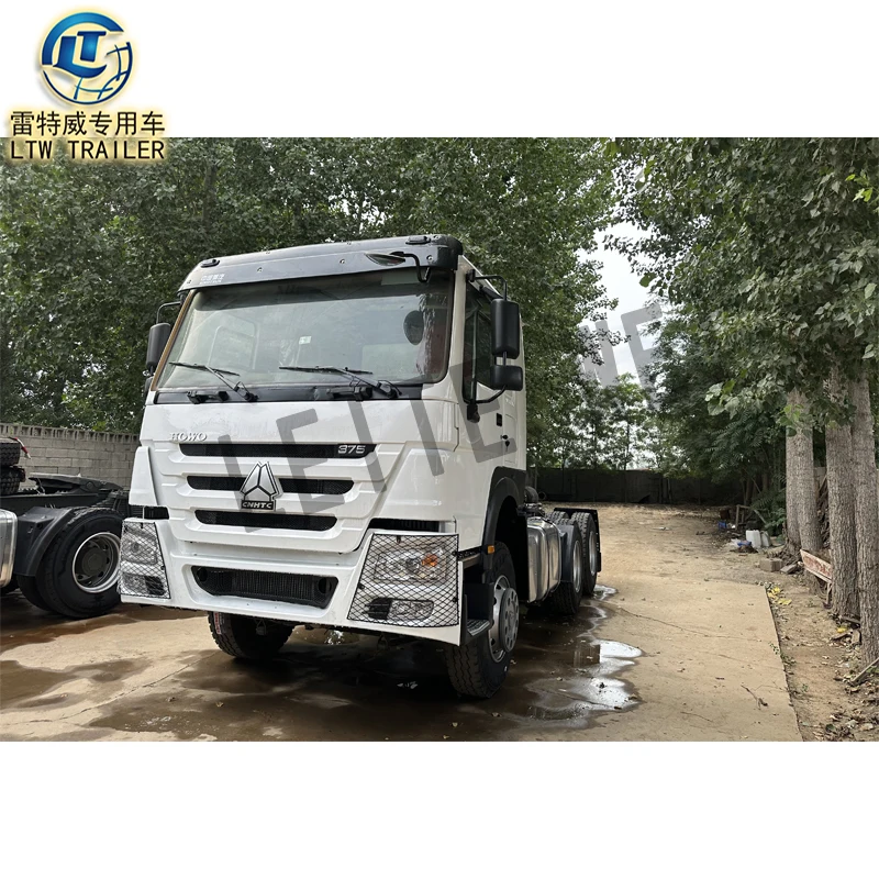 Hot sale 10 wheel sino howo used 6x4 truck head trailer 371hp 375hp 420hp Used Tractor Truck for sale