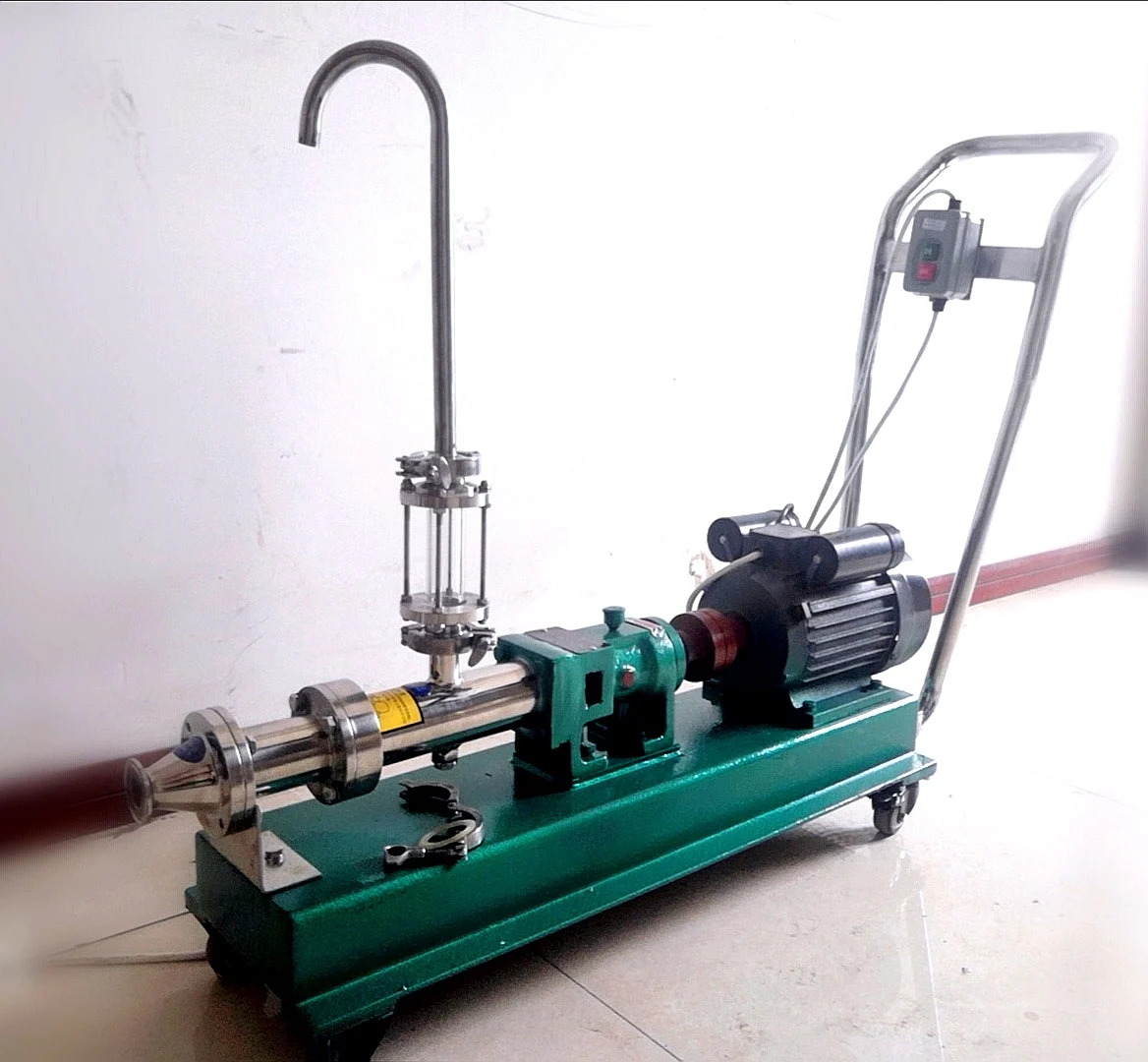 Food grade stainless steel mono screw pump/slurry pump/single double screw pump