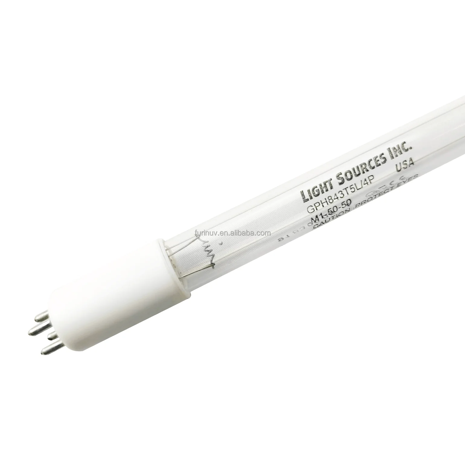 LightSources Ultraviolet Germicidal Tube Single End 4 Pins 41W Lamp UV Bactericidal Light