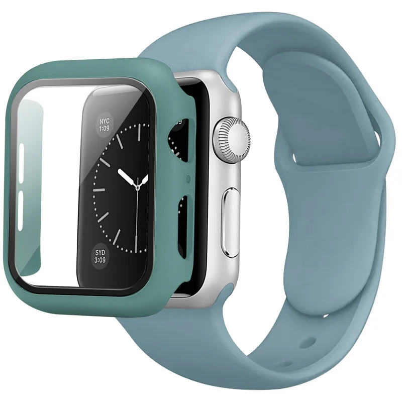 Модный спортивный силиконовый резиновый ремешок для часов Apple Watch с