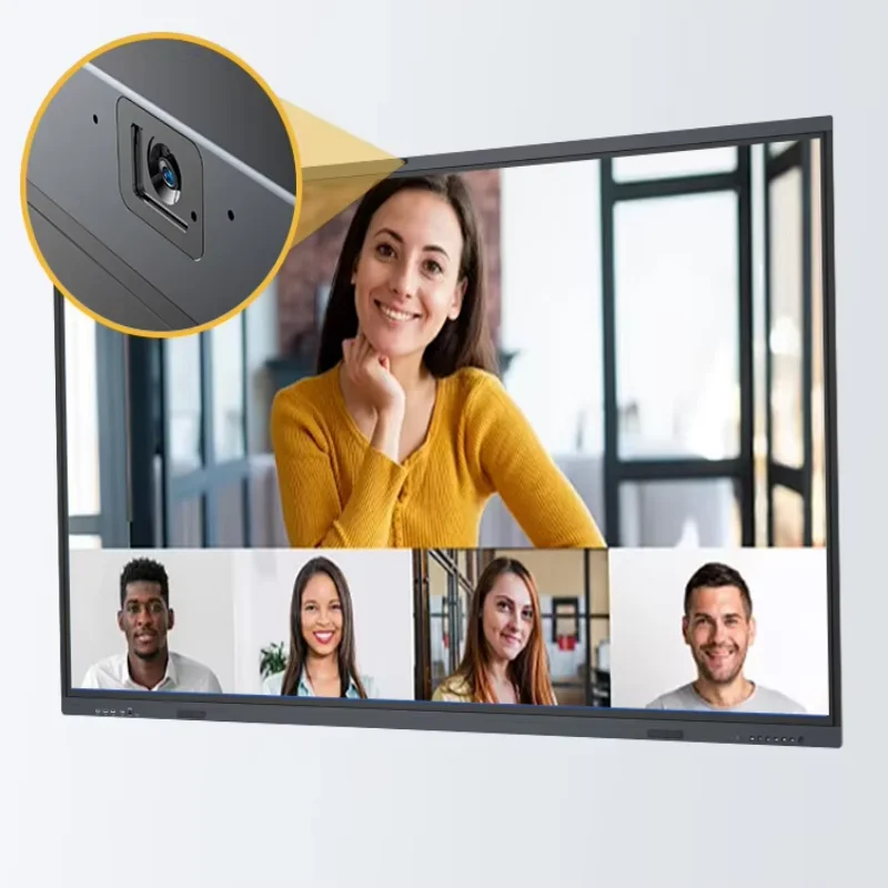 Android/window OPS 65 75 86 110 inch 4K Interactive Smart board Multi Touch Scree Computer interactive flat panel for education