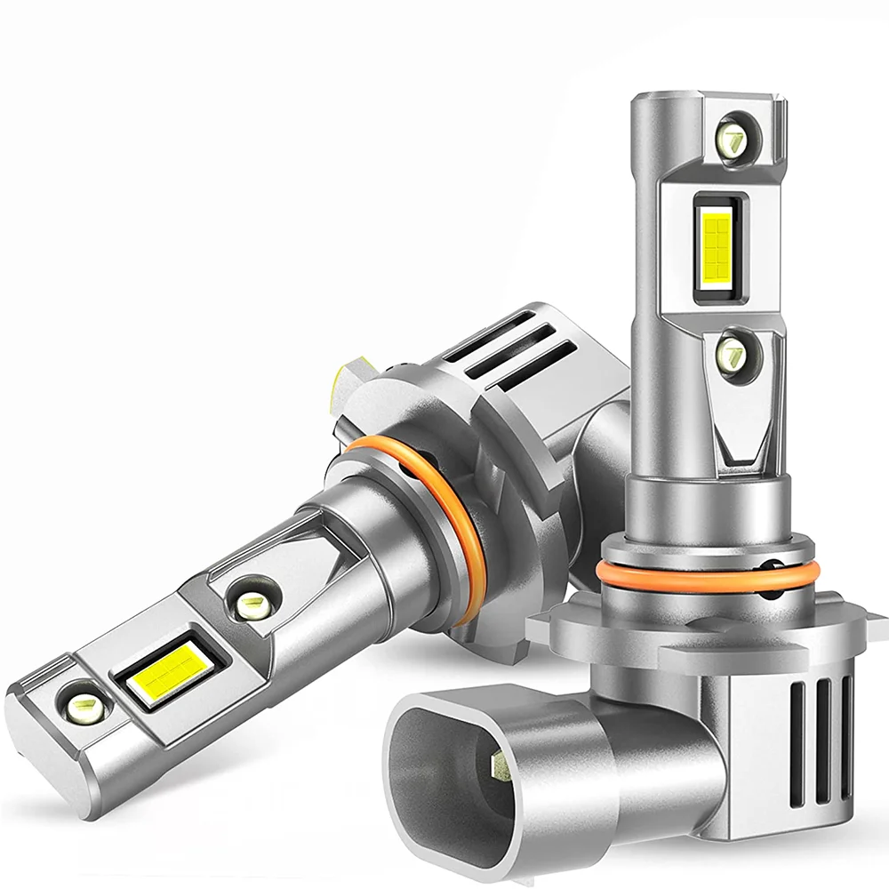 fanless wireless h7 45w car led headlight bulbs 4000lm super bright h4 9003 led headlight bulbs same with halogen bulb beam