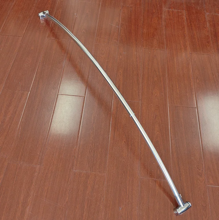 43-72Inch Adjustable Bathing Rod Curved Shower Curtain Rod Expandable Curved Shower Rod for bathroom