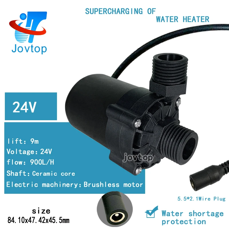 30 watt Micro small dc 24v 12 volt high pressure booster hot water submersible pump fountain