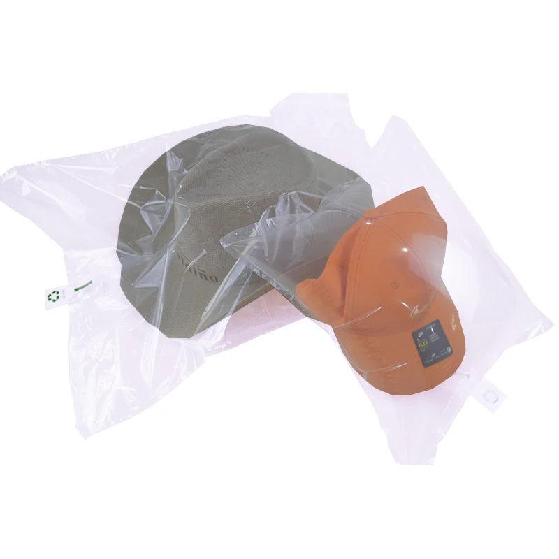 Waterproof fast inflatable air cushion baseball hat packaging bag