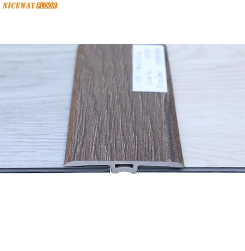 2400x45x6mm accessory spc vinyl flooring t-molding edging