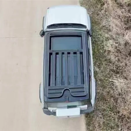 Индивидуальная алюминиевая черная багажная стойка на крыше Chery Icar 03 полка корзина