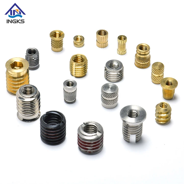 Wood Furniture Screw in Nut Inserts 3/8-16 Threaded Bolt Fastener Connector Hex Socket Threaded Inserts