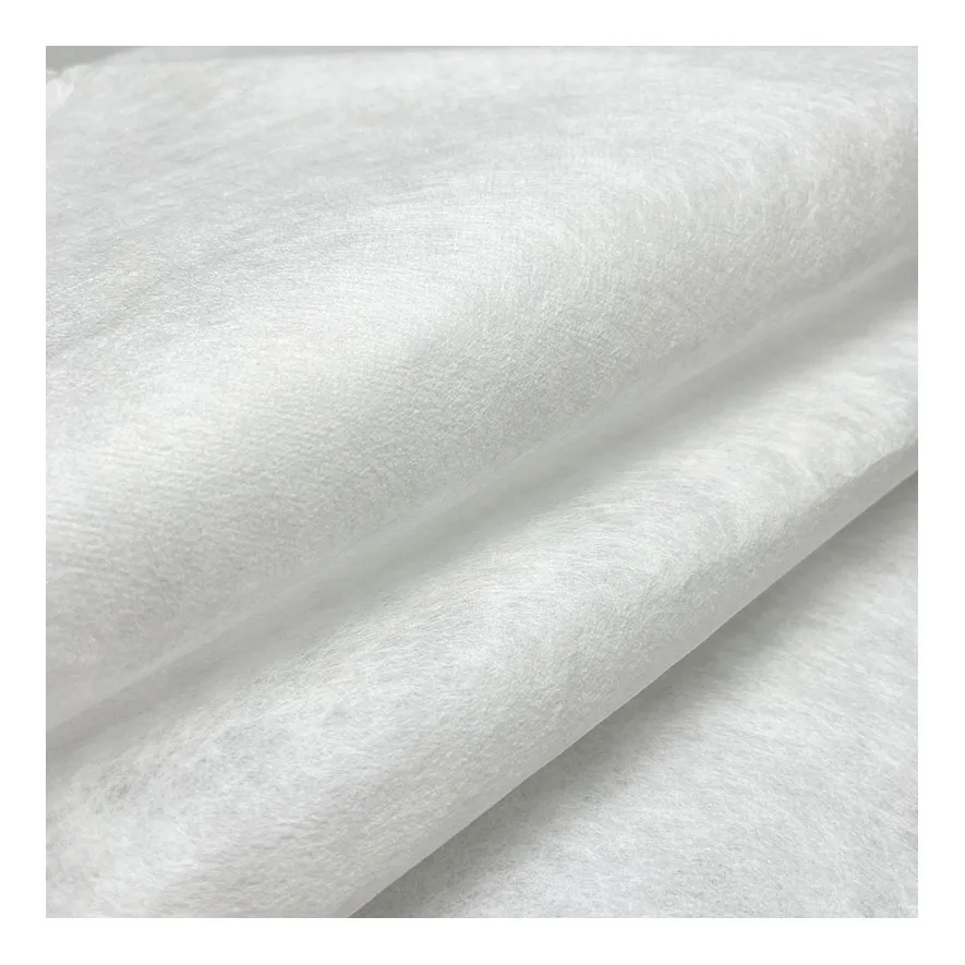 High Temperature  PVA Wash Away Fiber Water Soluble Non Woven Fabric For Embroidery Backing