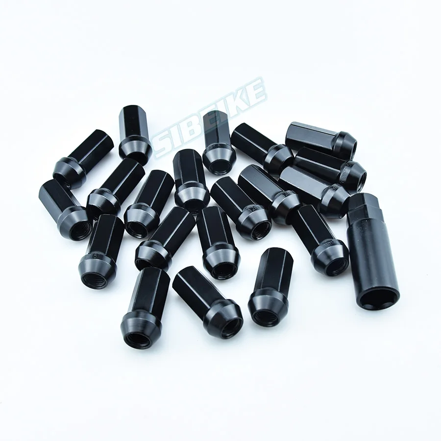 JDM Sport Car Wheel Locking Nut Brunt Blue/Black/Gold/Blue Auto Wheel Lug Nuts