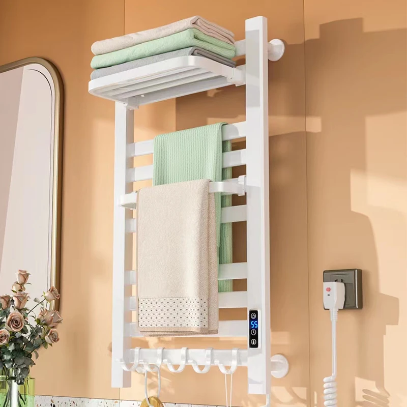 CE Certificated Wall Mounted Clothes Radiator Aluminum Modern Heated Electric Heating Heat Towel Rack Towel Dryer