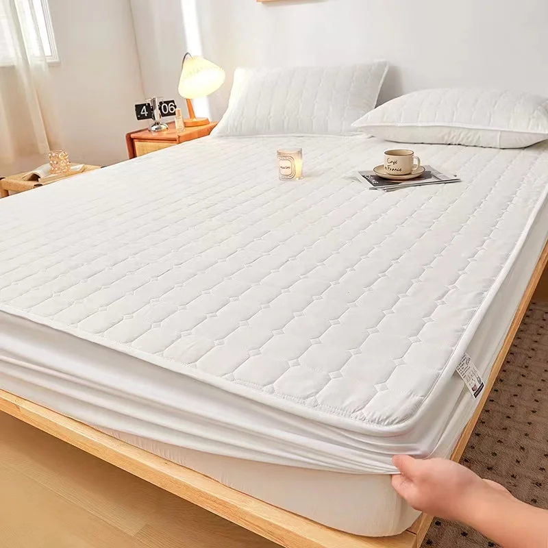 Jize Mattress Pad 18 Inches Washing Machine Quality Waterproof Cover OPP Bag Woven 40 Deep Pocket Soft Quilted Fitted Waterproof