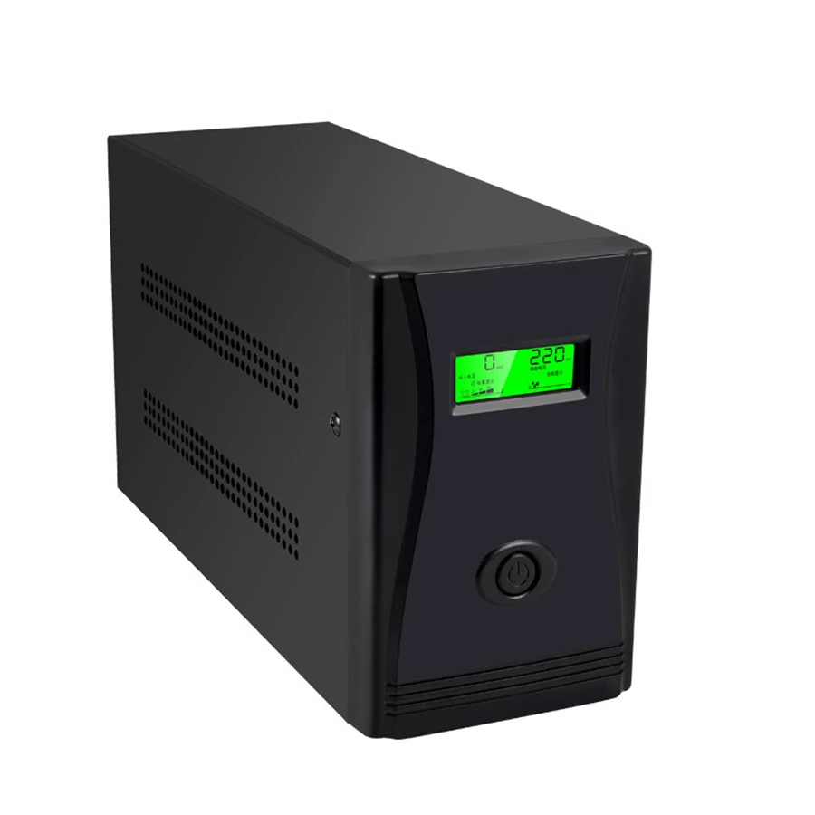 LCD display screen 600W Ups 1kva high frequency uninterruptible power supply UPS /