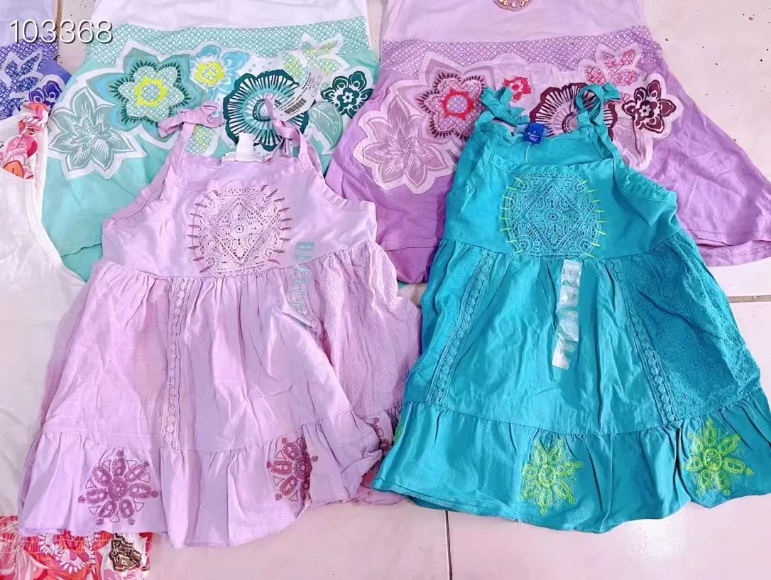 Apparel Stock Branded Clearance Stock overruns Baby Dress