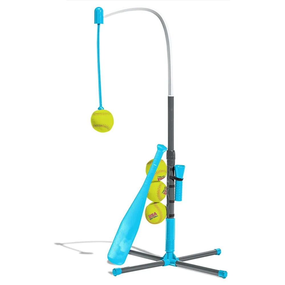 3-in-1 T Ball Set Height Adjustable Tee Ball Set Indoor Outdoor Sports Toys for Kids Toddlers 3-5 5-8