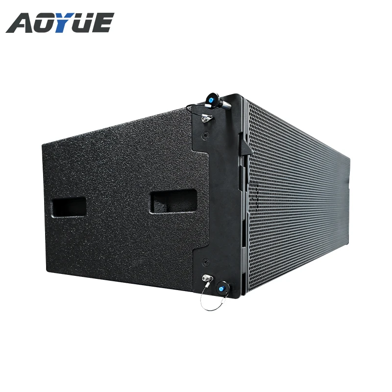 Aoyue outdoor audio sound system passive double 12 inch line array speaker