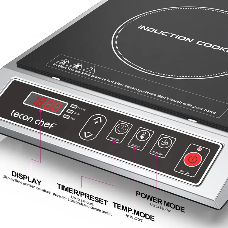 Guangdong Manufacturer Lecon Commercial High Power 3500W Electric Induction Cooker