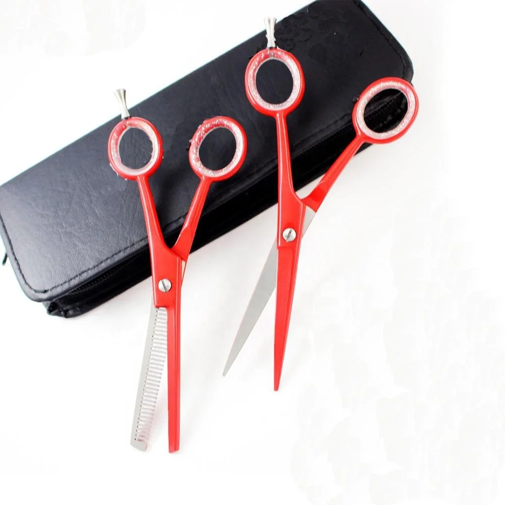 professional hair scissors cut hair cutting salon scissor purple color barber thinning shears hairdressing scissors set