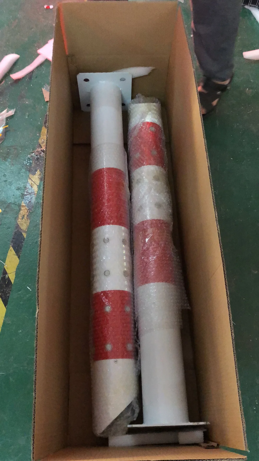 Solar Power Traffic LED Street Warning Post, LED Traffic Bollards