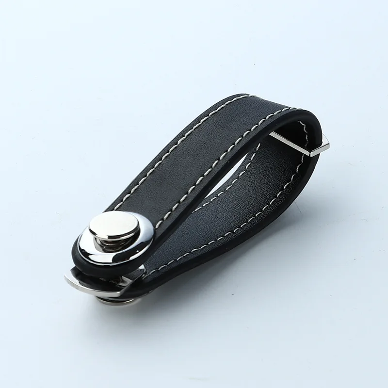 Fashion Car Key Pouch  Keyring Collector Pocket Key Chain Key Organizer Smart Leather Keychain