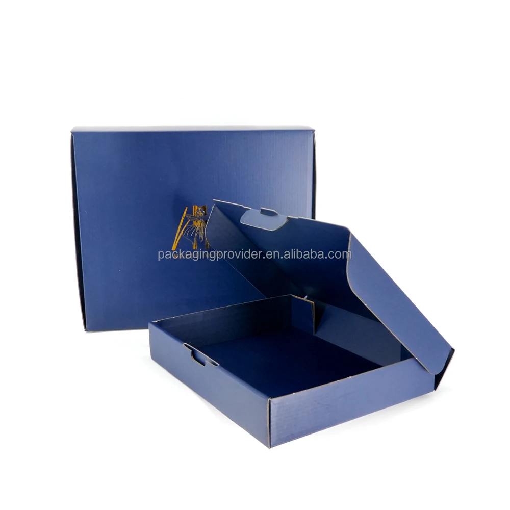 High quality Customized paper Packaging Box gold foill stamping Shipping box for clothing