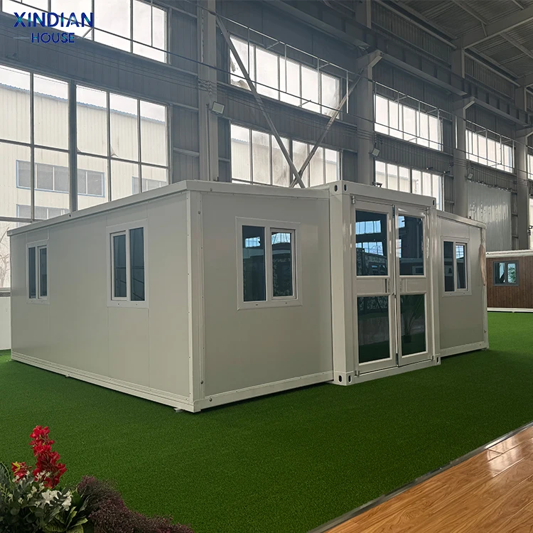 High Quality Modern New Mall 3-Year Customized Office Prefab Expandable and Foldable Container House with Bathroom