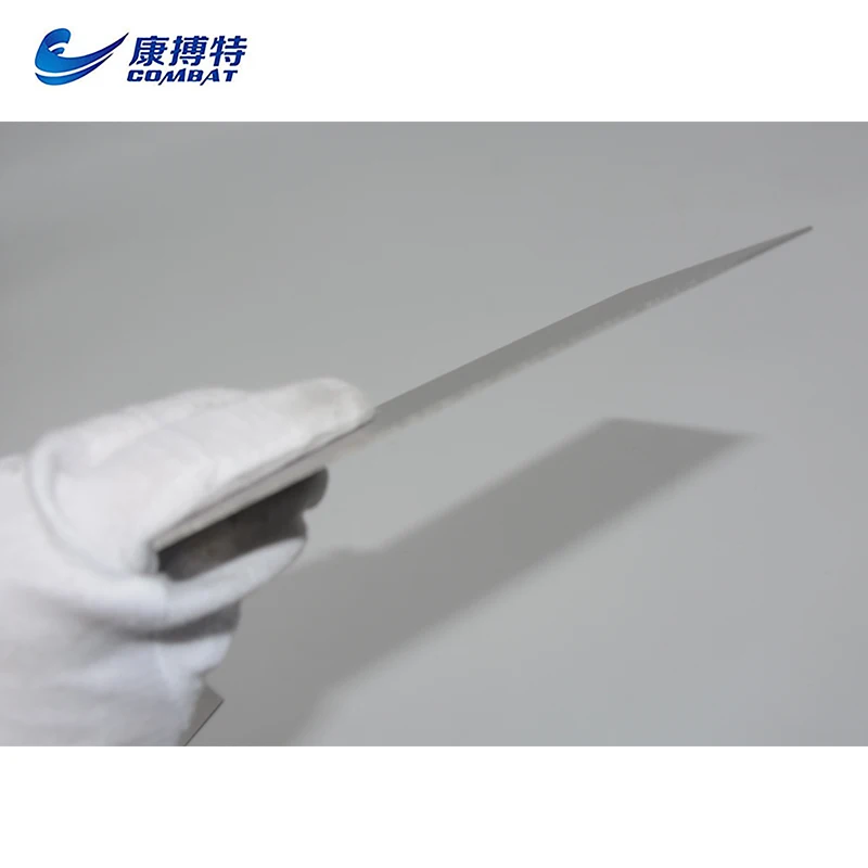 
China factory bulk supply 99.95 purity tungsten metal sheet polished wolfram alloy plate 