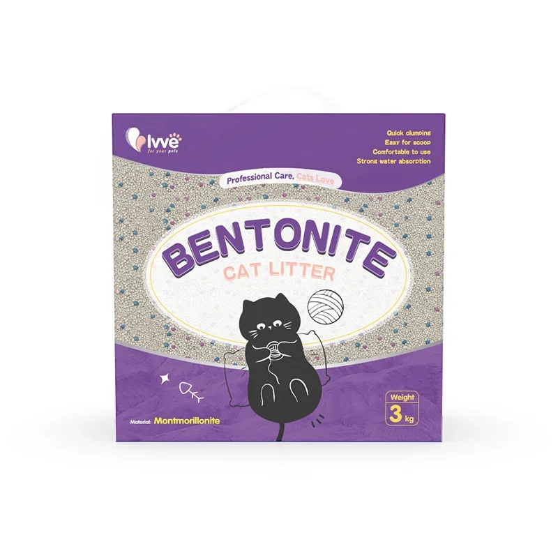 Por encargo Materias super absorbentes China proveedor bentonita bultos de arenas para gatos 10 kilos