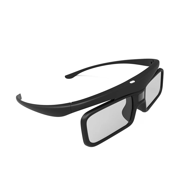Black Active 3D Movie Glasses ABS Home DLP Shutter 3D Glasses