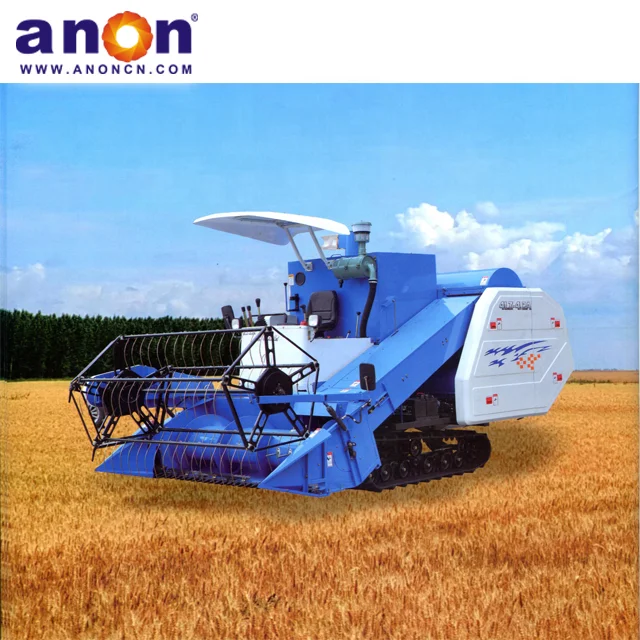 ANON Высокоэффективная машина для резки риса комбайн сбора