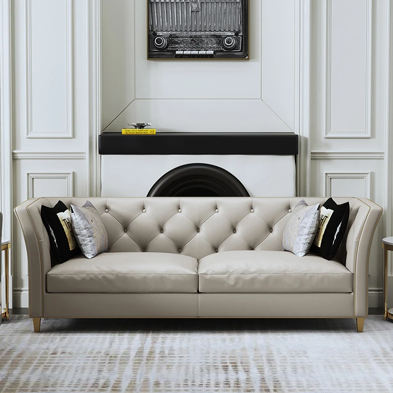 Wholesale Relaxer Sofa General Use Furniture Luxury Exclusive Faux Leather L Shape Sofas for Living Room