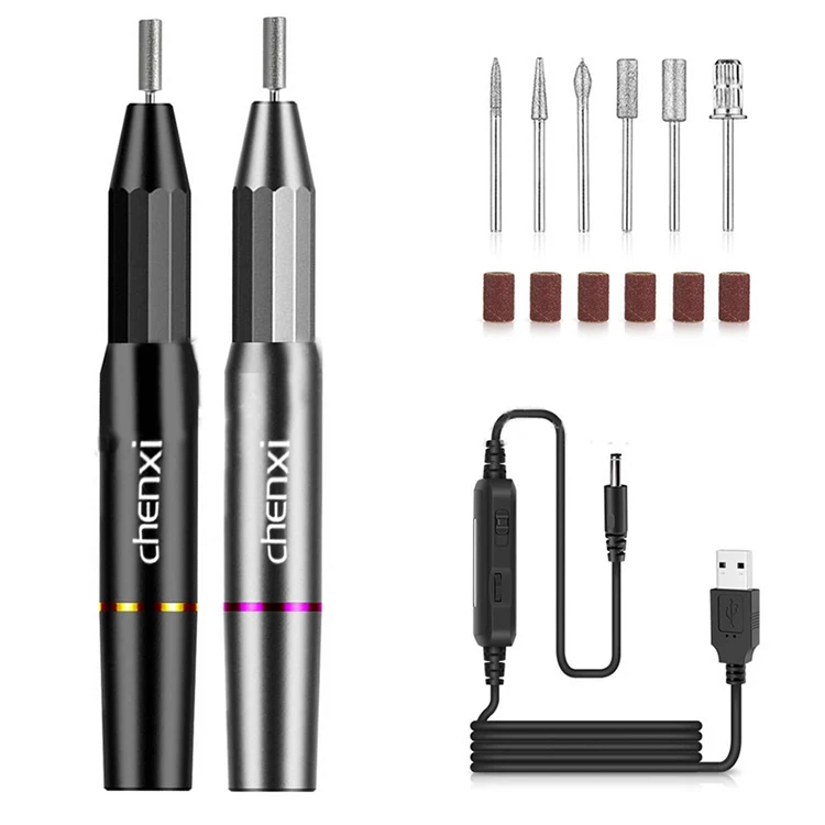  Amazon hot sale Professional Portable Electric Nail Drill wholesale Usb charger Manicure Sanding Machine for