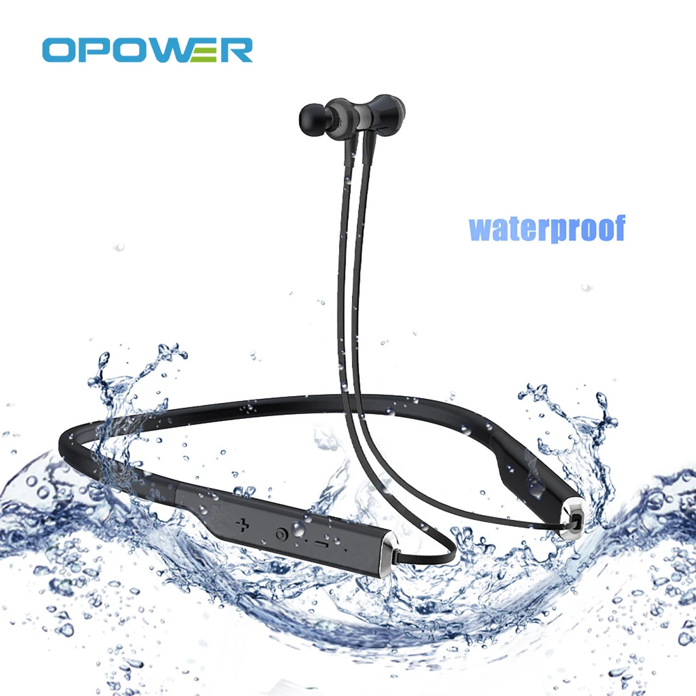 
2021 Neckband earphone Bluetooth Neckband Earphone Sport Earphones waterproof IPX4 