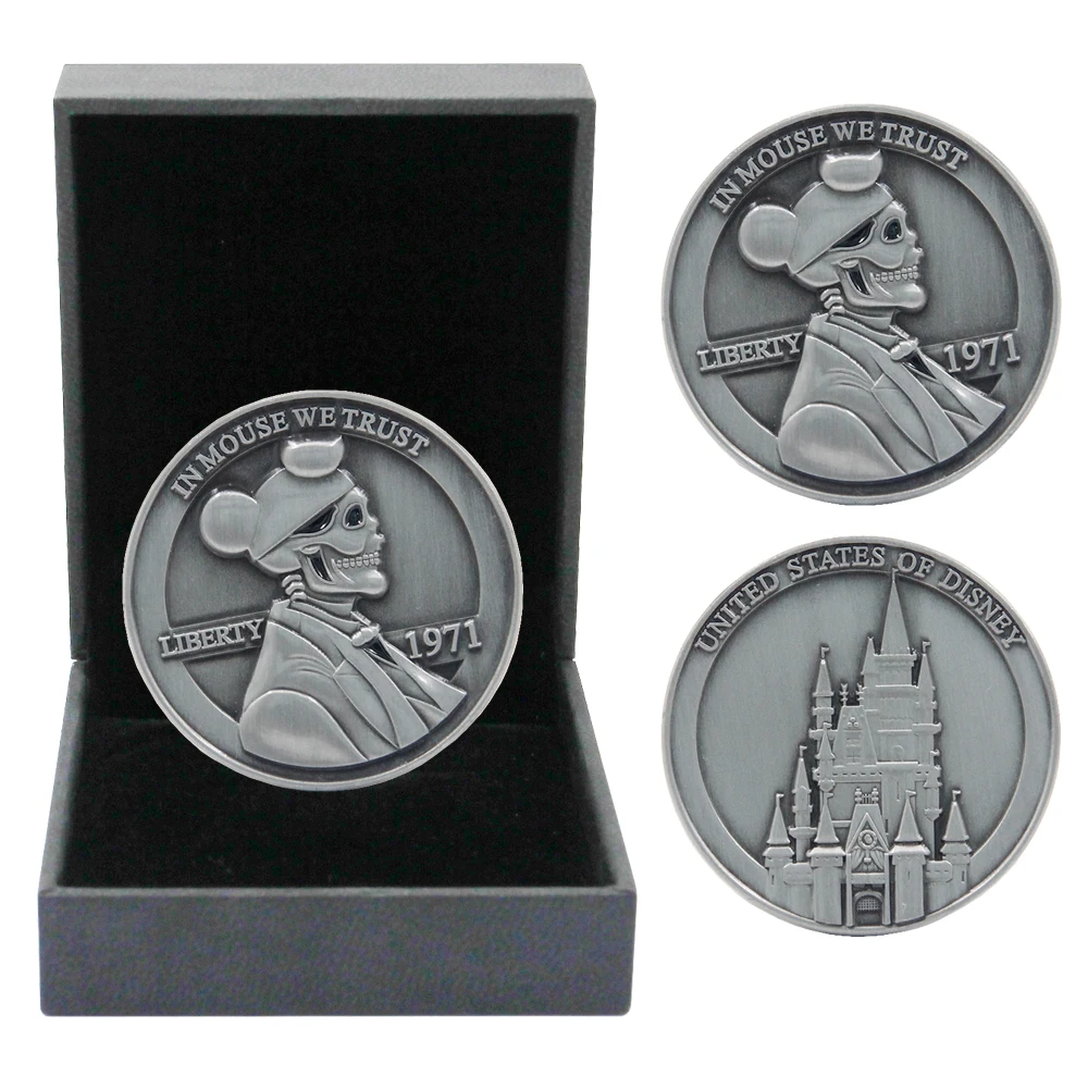  Wholesale Sale Metal Coin With Case Custom Gold Silver Commemorative Collection Challenge