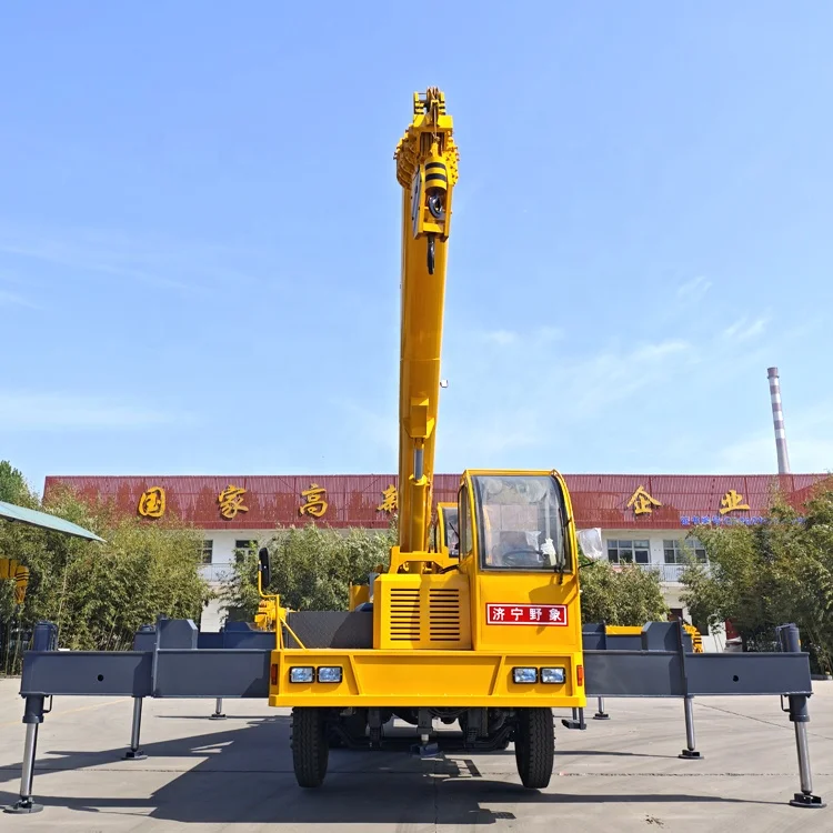 Homemade telescopic crane truck 20 ton hydraulic manipulator crane for bridge and highway building crane