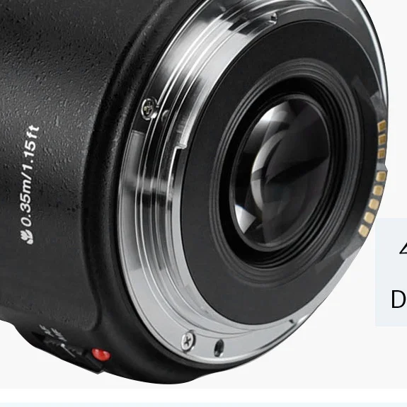 Yongnuo YN50MM F1.8 II AF/MF 0.35M Focus Distance Standard Prime Lens Black for Canon EF Mount EOS Cameras 5D IV 1DX I 200D II 8