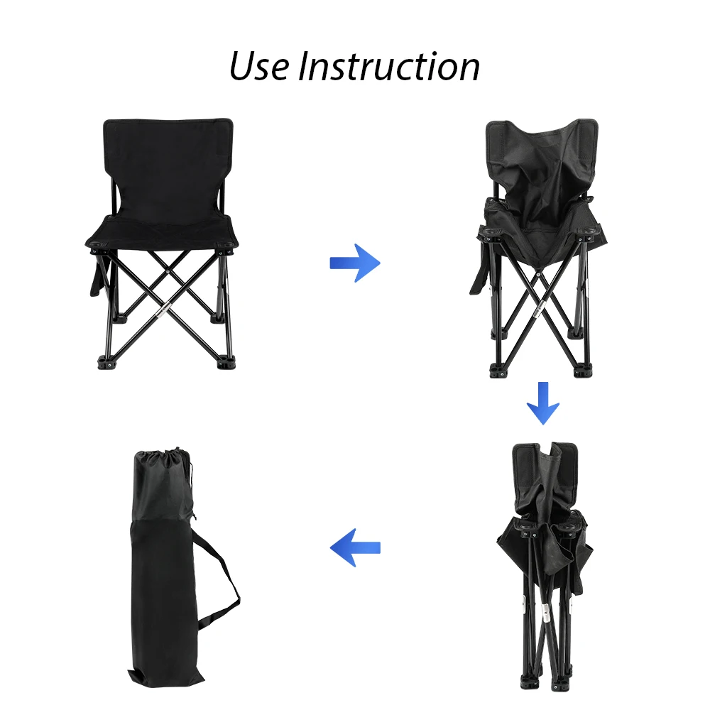 
Outdoor Picnic Durable Portable Folding Backrest kamp sandalyesi fishing beach chair for camping 
