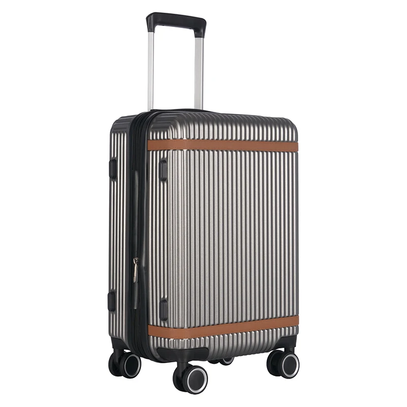 Factory design 3 PCS ABS+PC Suitcase Set Travel 20 24 28 inch smart Luggage carry on bag Koffer