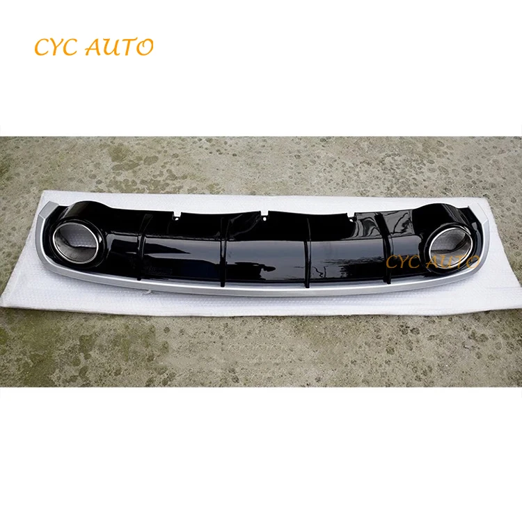 Car rear parts rear diffuser C7 RS6 style for Audi A6 A6L Normal Car 2013 2014 2015 2016 2017 2018