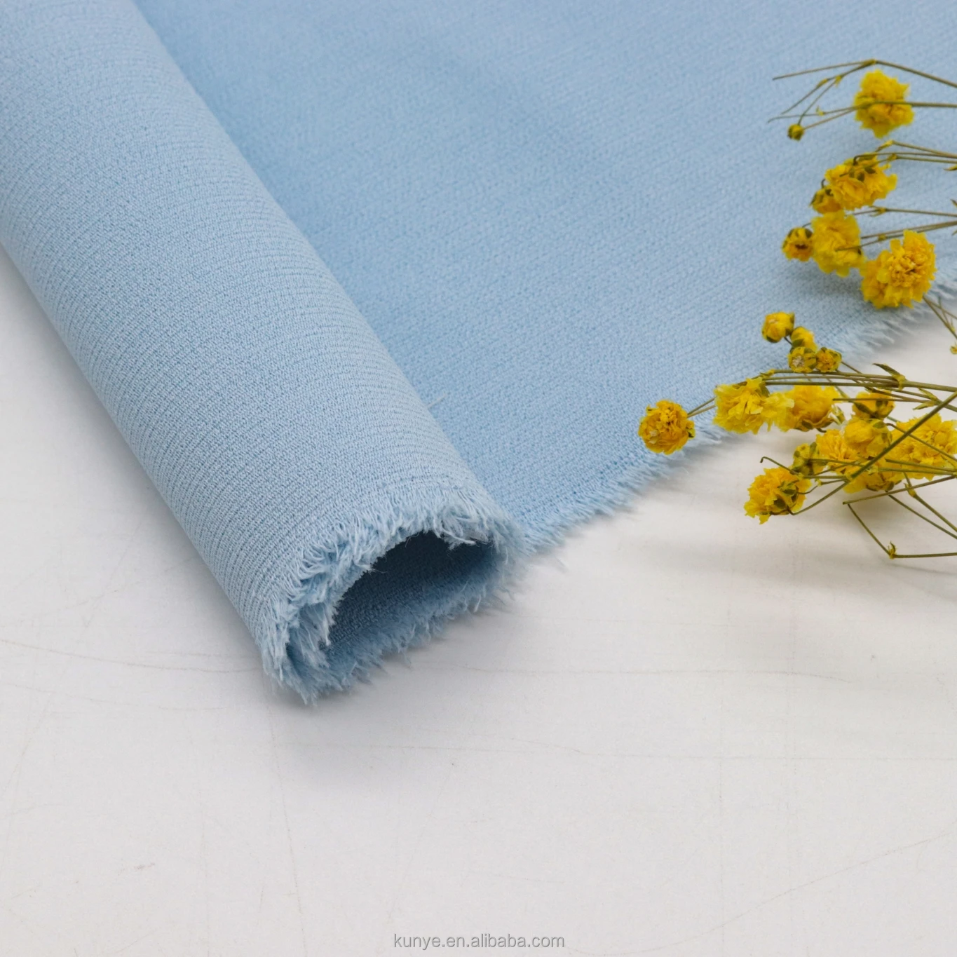 KUNYE thick winter coat soft crossover NAIA cellulose acetate fabric for suits