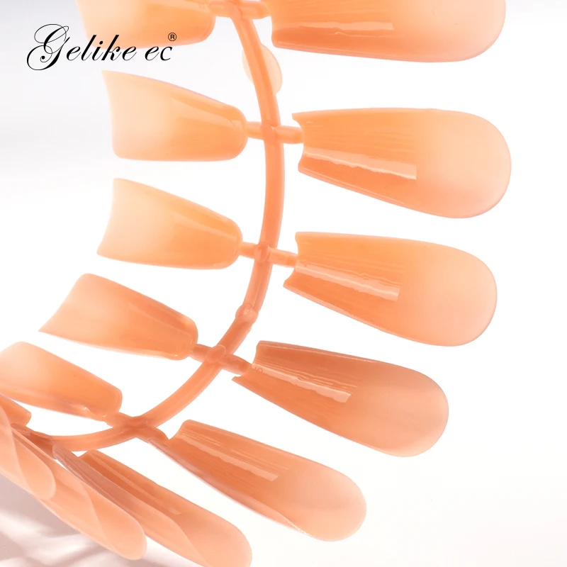 Hot Selling 240 PCS/Box Lot Transparent Customized Design Nude Color French Nail Tips Half Cover Full Cover For Salon Nail Art
