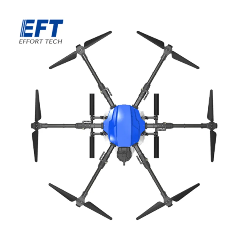 Дрон Eft E610p для сельскохозяйственной дезинфекции сельскохозяйственный опрыскиватель большой емкости и