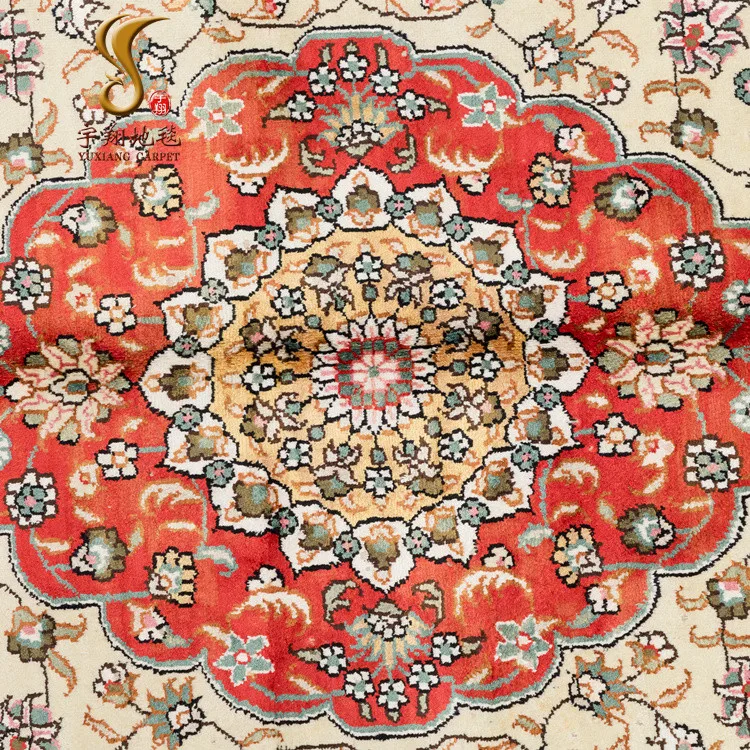 Yuxiang 6*9 ft Hand Knotted Persian Carpet Hand Made Silk Carpet Persian Rug Online