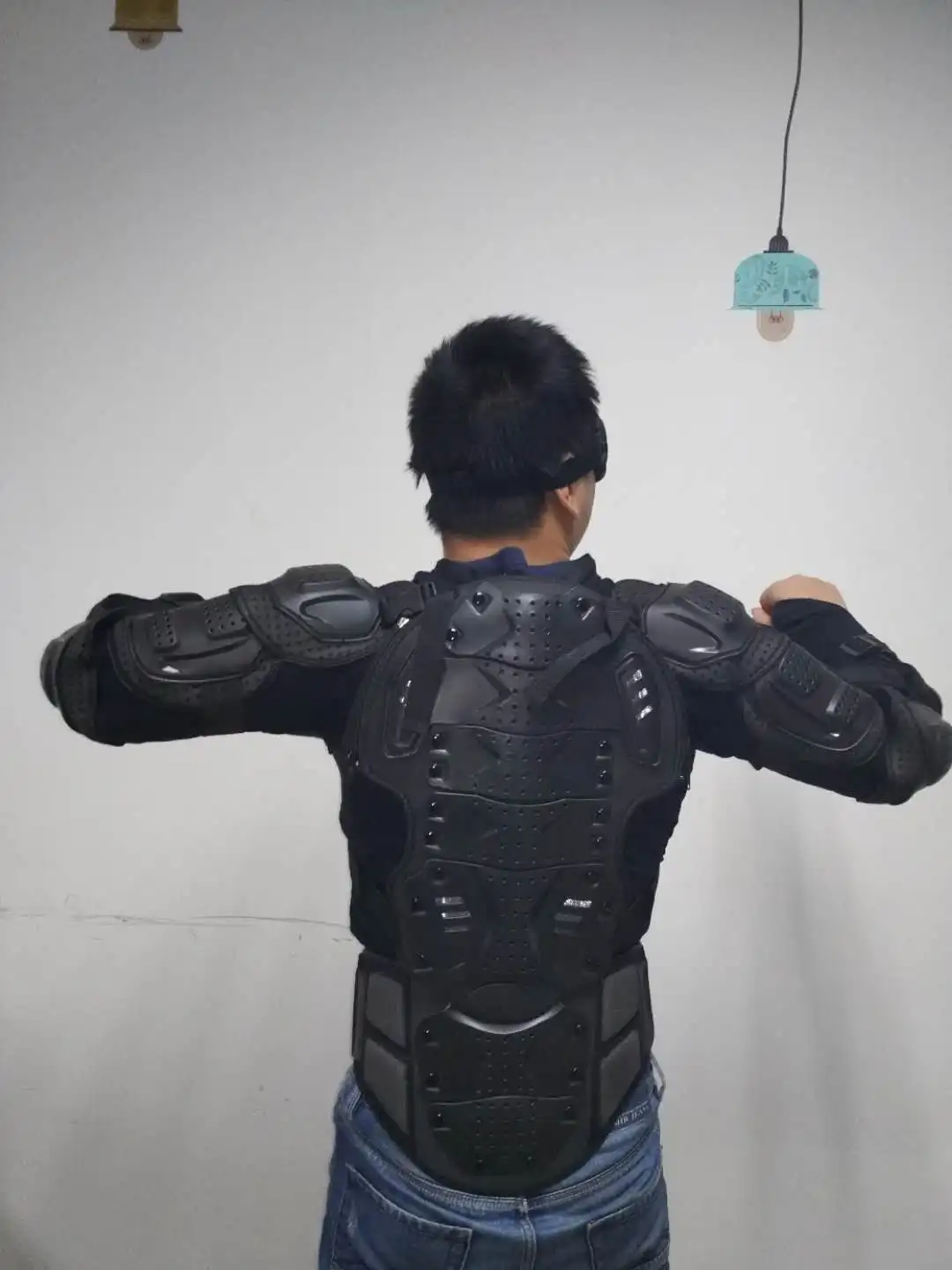 Motorcycle Jacket Armor Back Elbow Protector Racing Suit Motocross Gear Clothing M-4XL