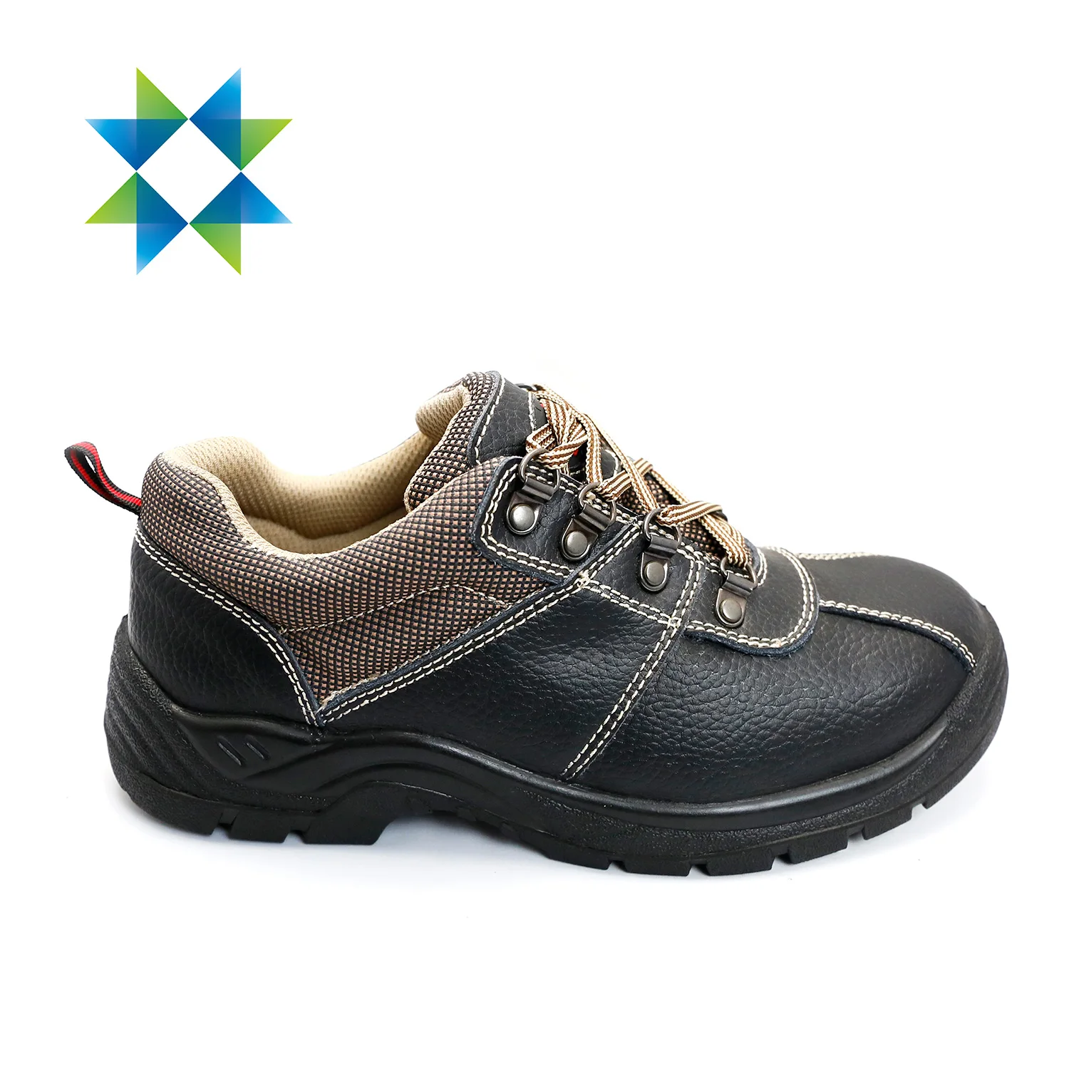 SKPURE rubber PU sole breathable Anti-smashing Non-slipping steel toe safety shoes for workshop industrial construction