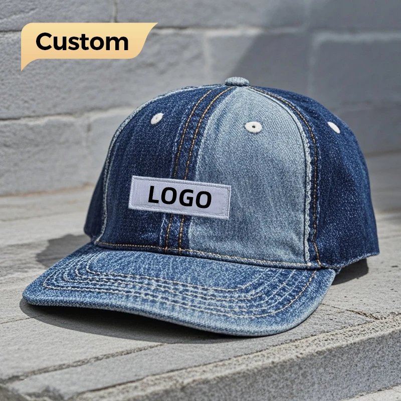 OEM Plain Cotton Puff Embroidered Twill Custom Golf Gorras Custom Unstructured Logo Printed 3D Sport Baseball Cap