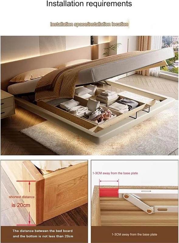New Arrivals Furniture Hardware Accessories Fittings Gas Spring Strut Support Hinge Pneumatic Electric Bed Lifting Mechanisms