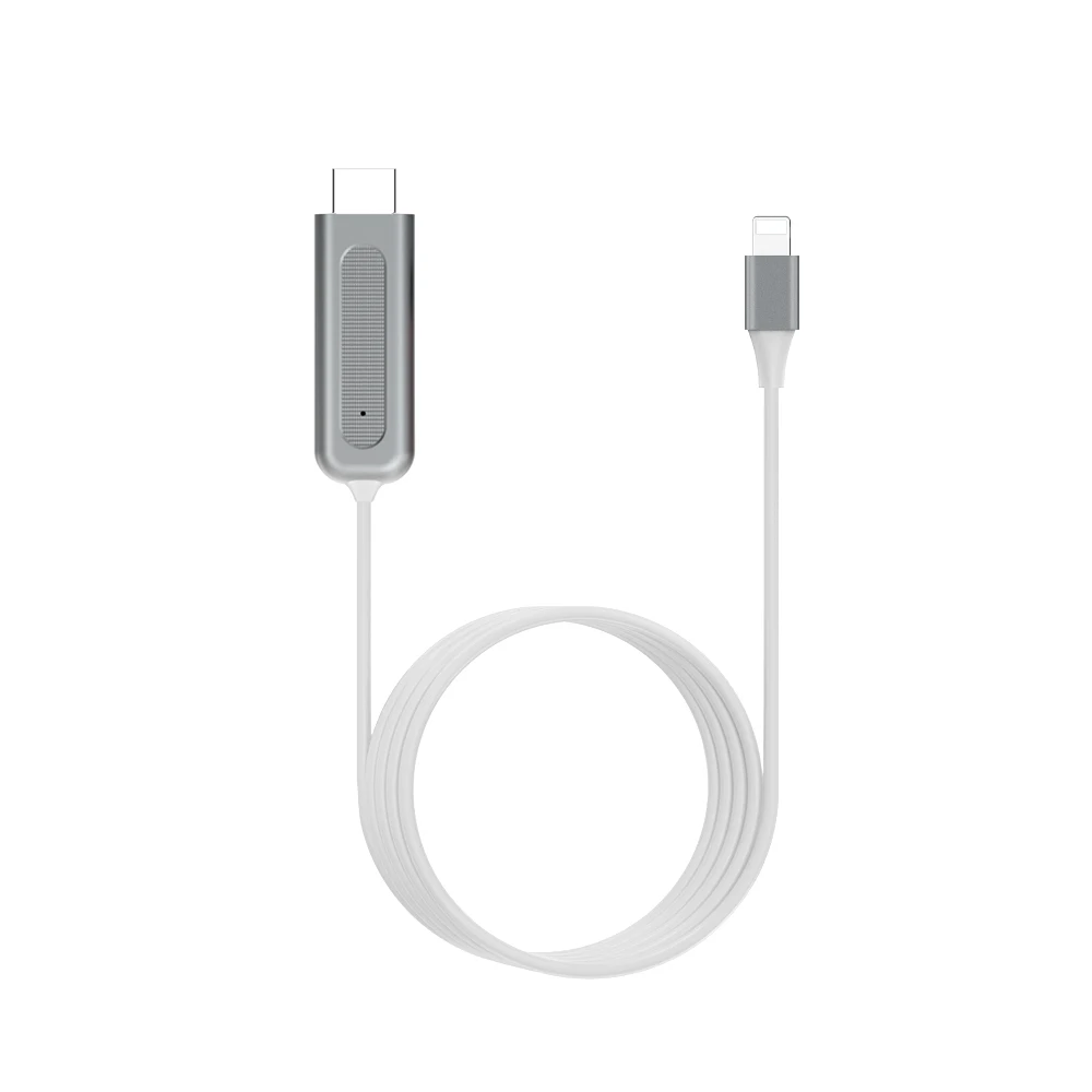 Video Cable Adapter Without Power Supply Lightning to Hd 1080p for