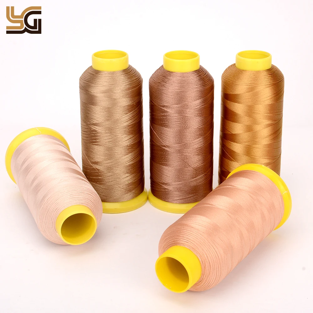 120D/2 Embroidery Thread 5000yards High Tenacity polyester embroidery thread for bag clothes embroidery